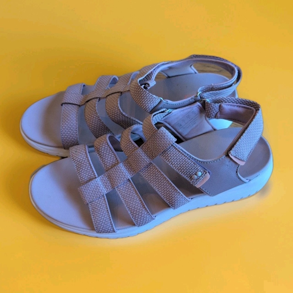 Ryka Adjustable Gladiator Sport‎ Sandals Iliana Purple Lavender Sz 11 M EU41 GUC